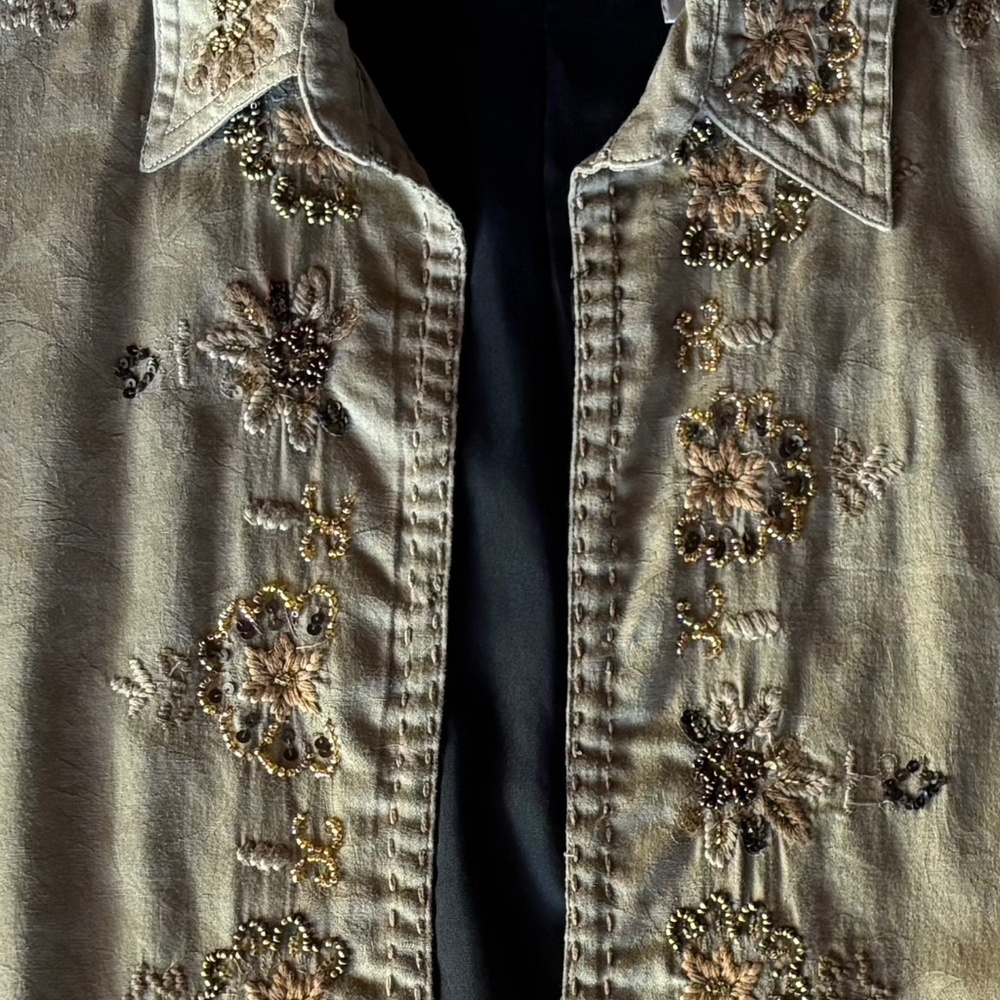 Embroidered Chicos Jacket - Picture 4 of 9